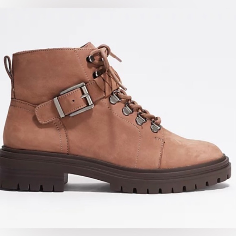 Combat boots soft leather boots Vince Camuto combat boots new boots size 9 - Picture 2 of 5